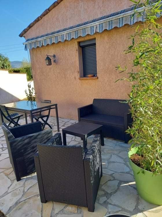 Studio dans villa calme à 15km de Cannes Peymeinade Extérieur photo